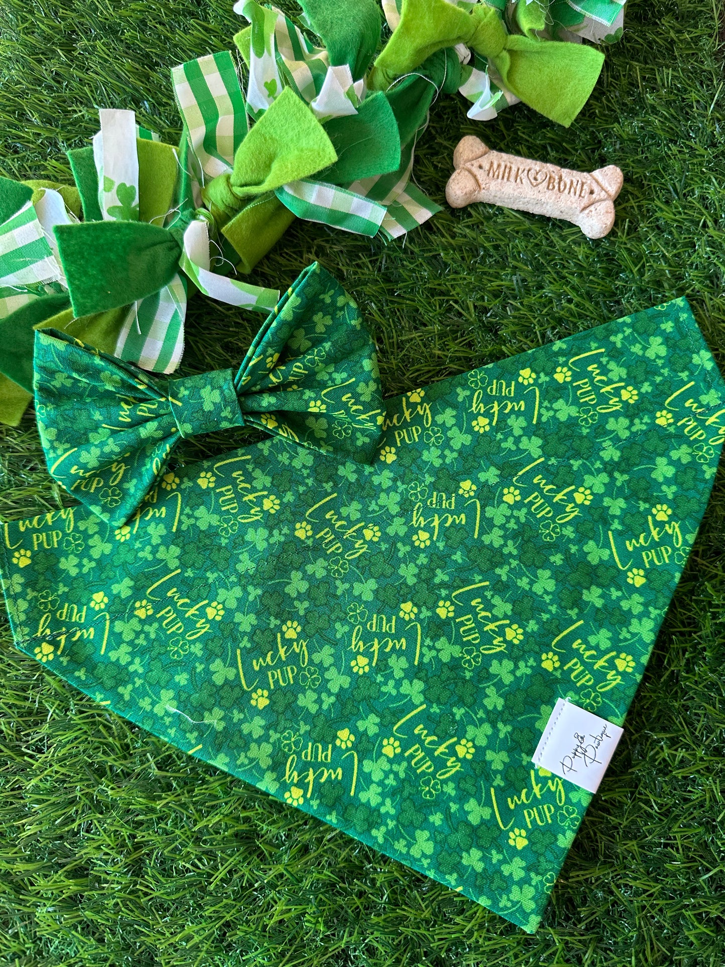 Lucky Pup St. Patrick's Day Dog Bandana