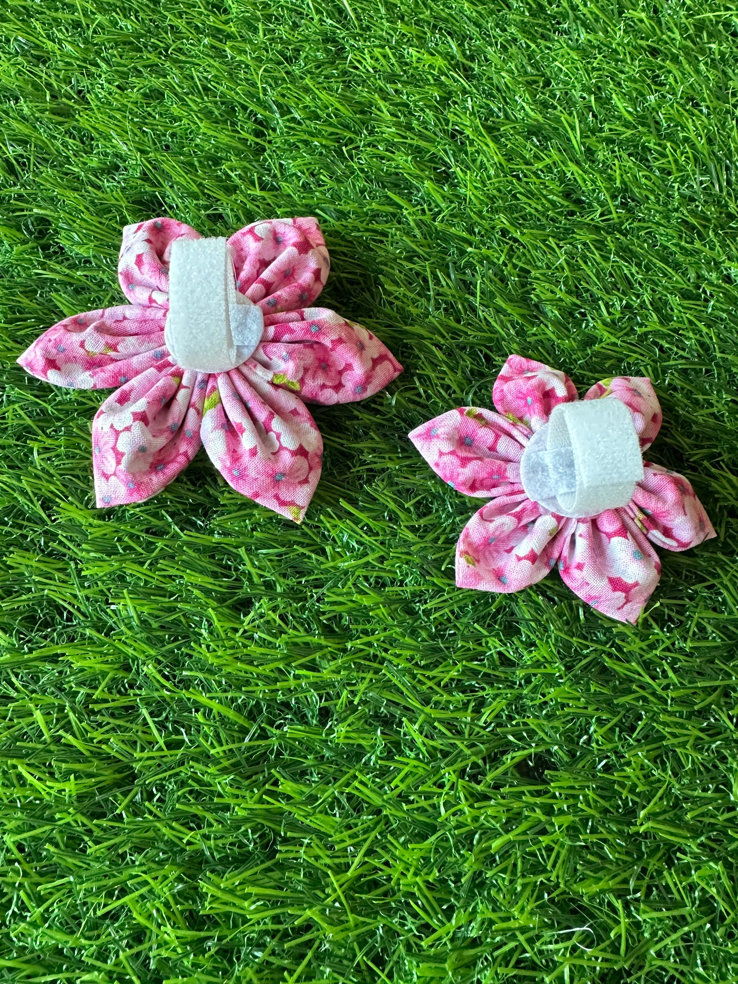 Pink and White Floral Collar Flower