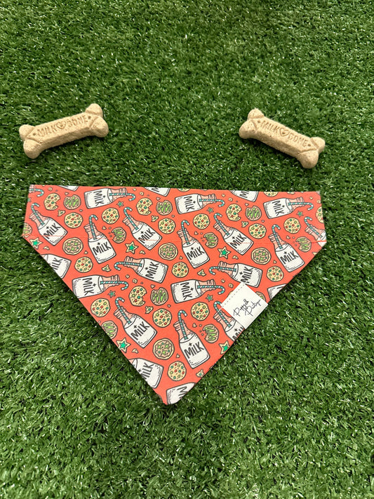 Milk and Cookies Dog Bandana