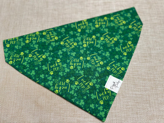 Lucky Pup St. Patrick's Day Dog Bandana