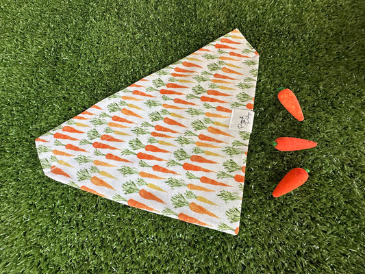 Orange Slender Carrots Dog Bandana