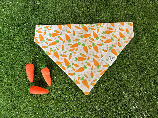 Orange Carrots Dog Bandana