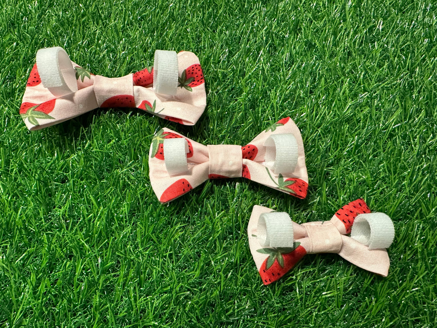 Strawberries & Dots Bow Tie