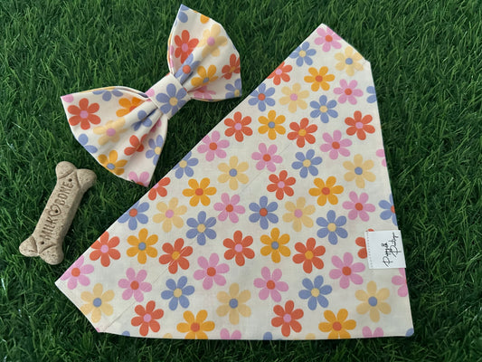 Daisy Floral Dog Bandana