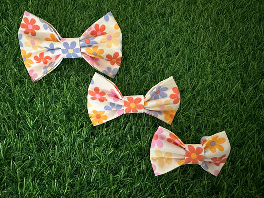 Daisy Floral Bow Tie