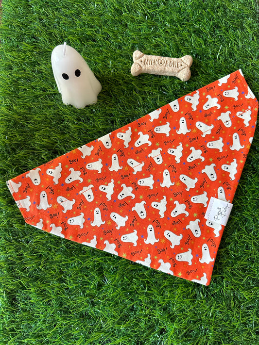 Orange Boo! Delight Dog Bandana