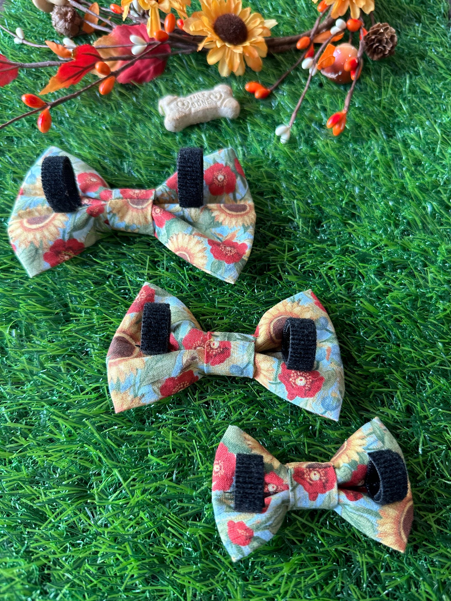 Fall Sunflower Garden Bow Tie