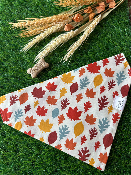 Fall Leaves Dog Bandana