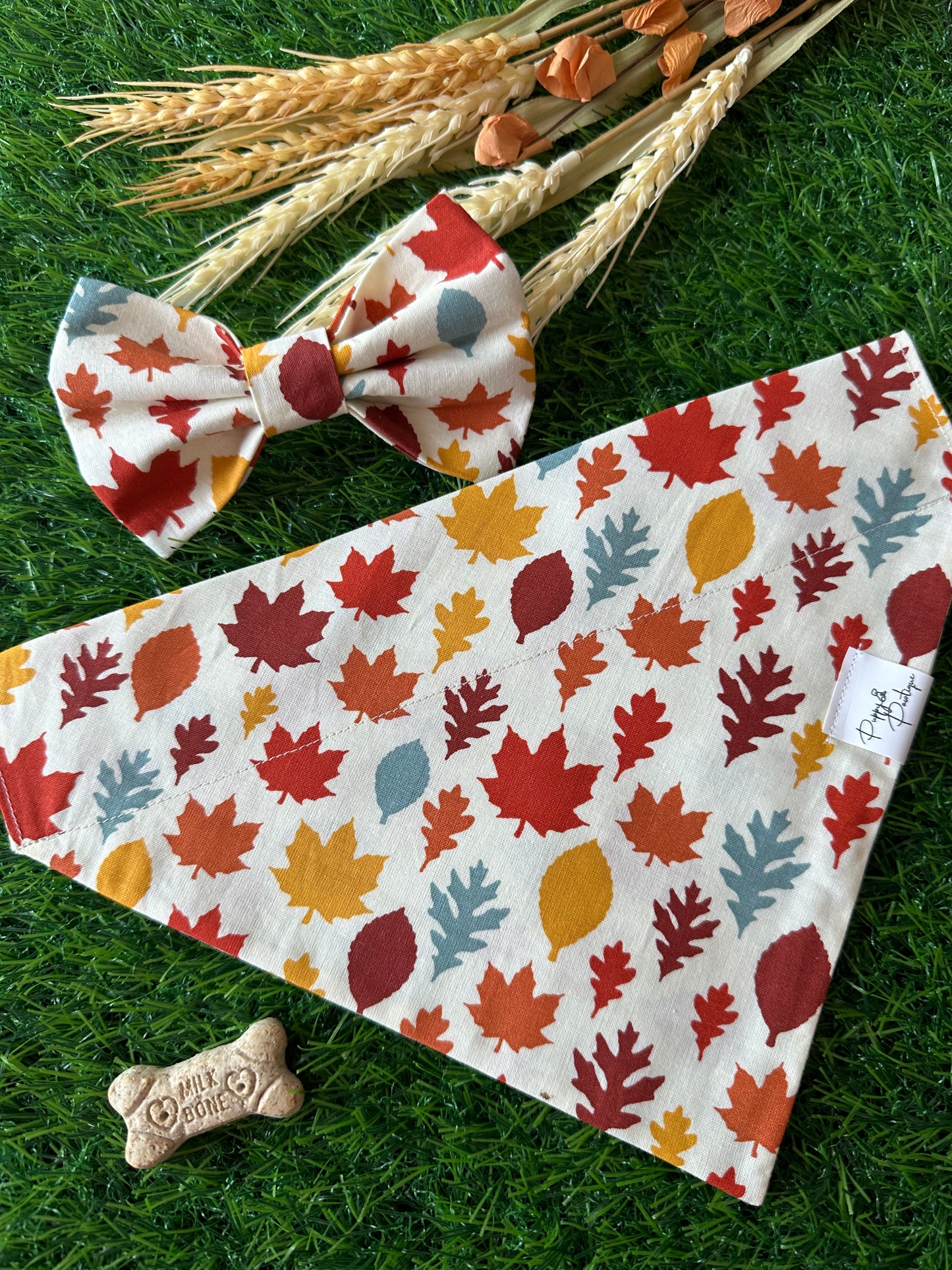 Fall Leaves Dog Bandana