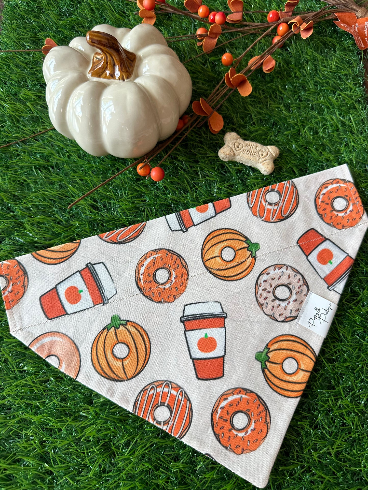 Favorite Fall Treats Dog Bandana