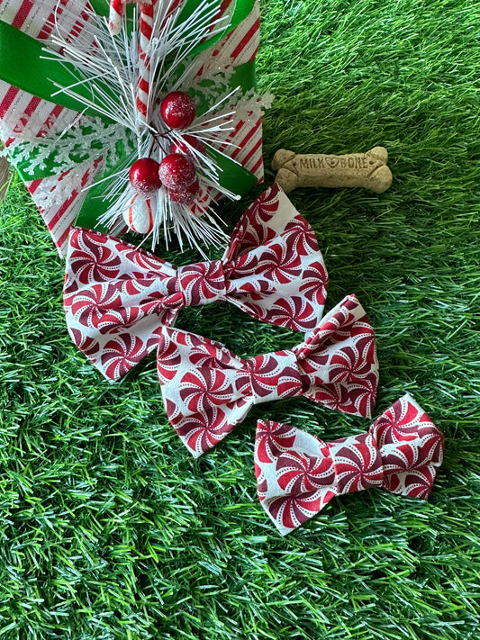 Peppermint Candy Delight Bow Tie