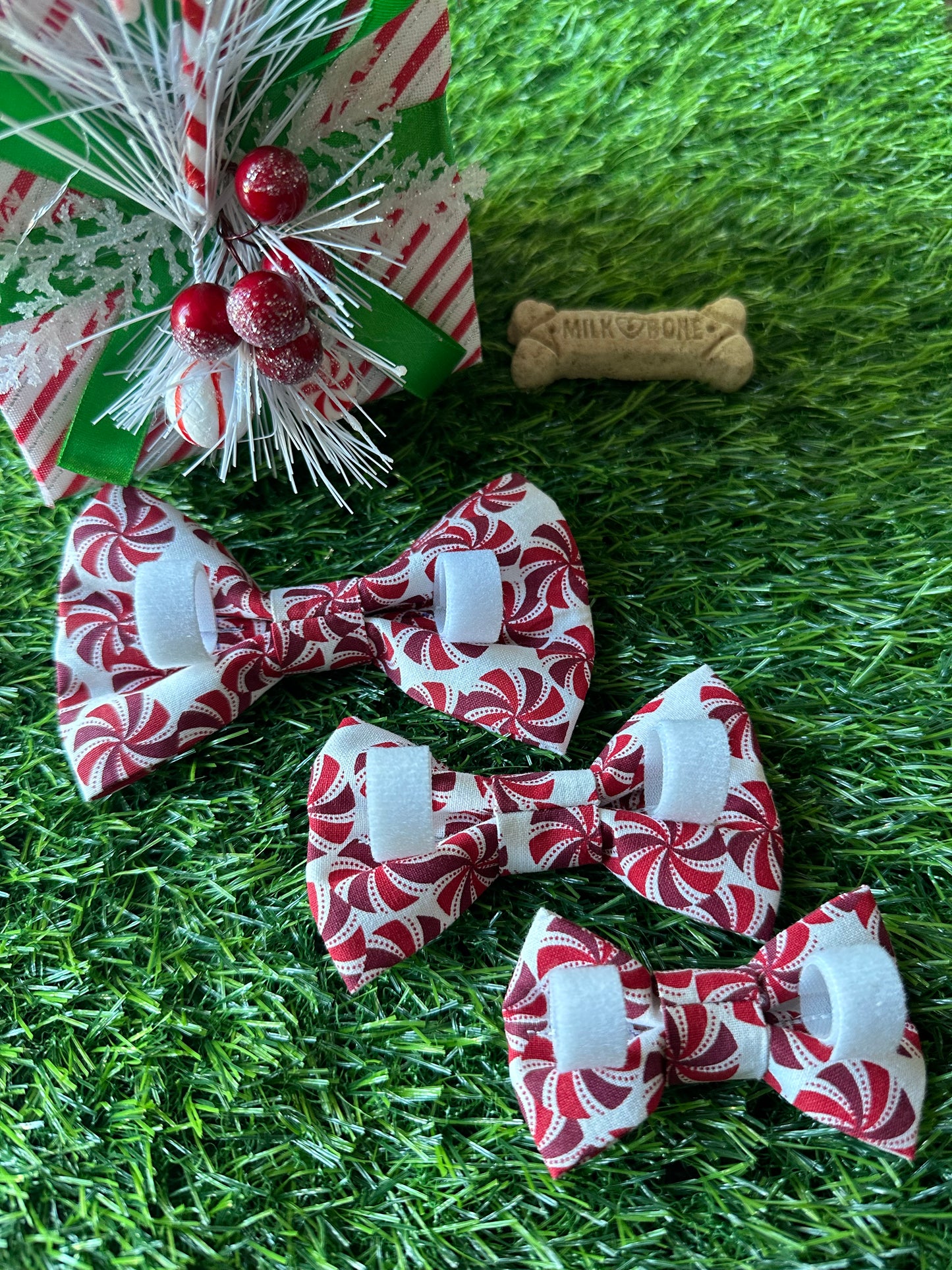 Peppermint Candy Delight Bow Tie